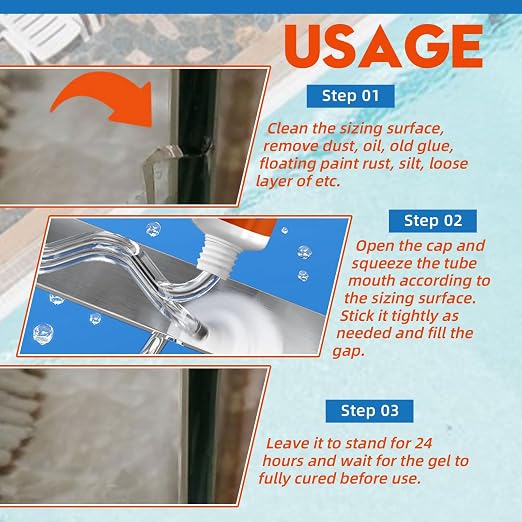 Ganbaro® 4 oz Underwater Sealant, Aquarium Sealant Clear, Marine Silicone - Image 5