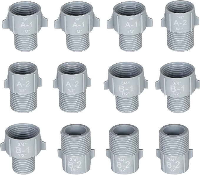 Kerde 12PCS Pipe Converter by KERDE