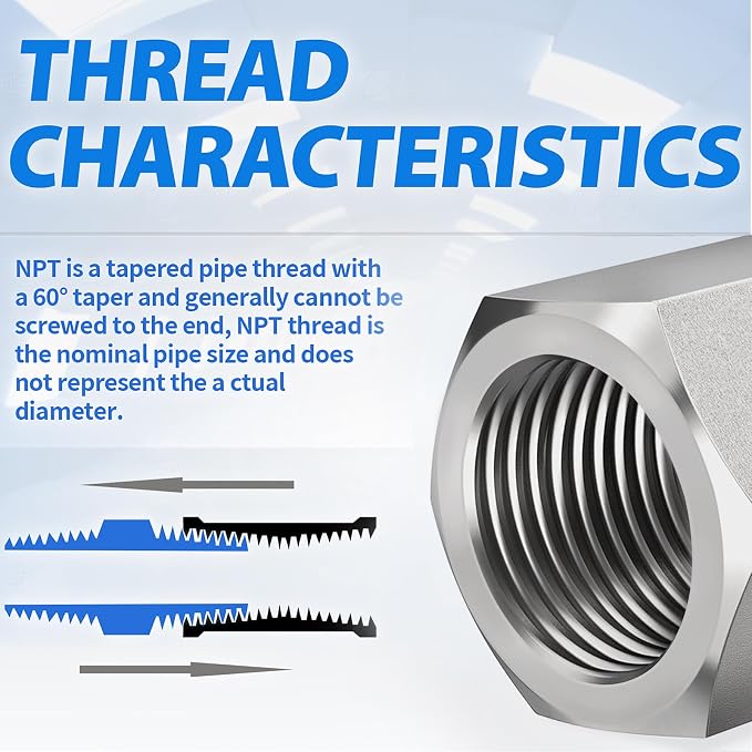 ChillWaves 304 Stainless Steel In-Line Split Check Valve 3/4" NPT Female Thread - Image 6