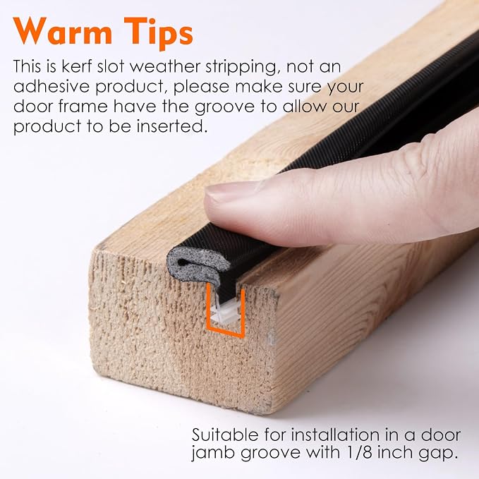 Kerf Weather Stripping Door Seal - Image 3