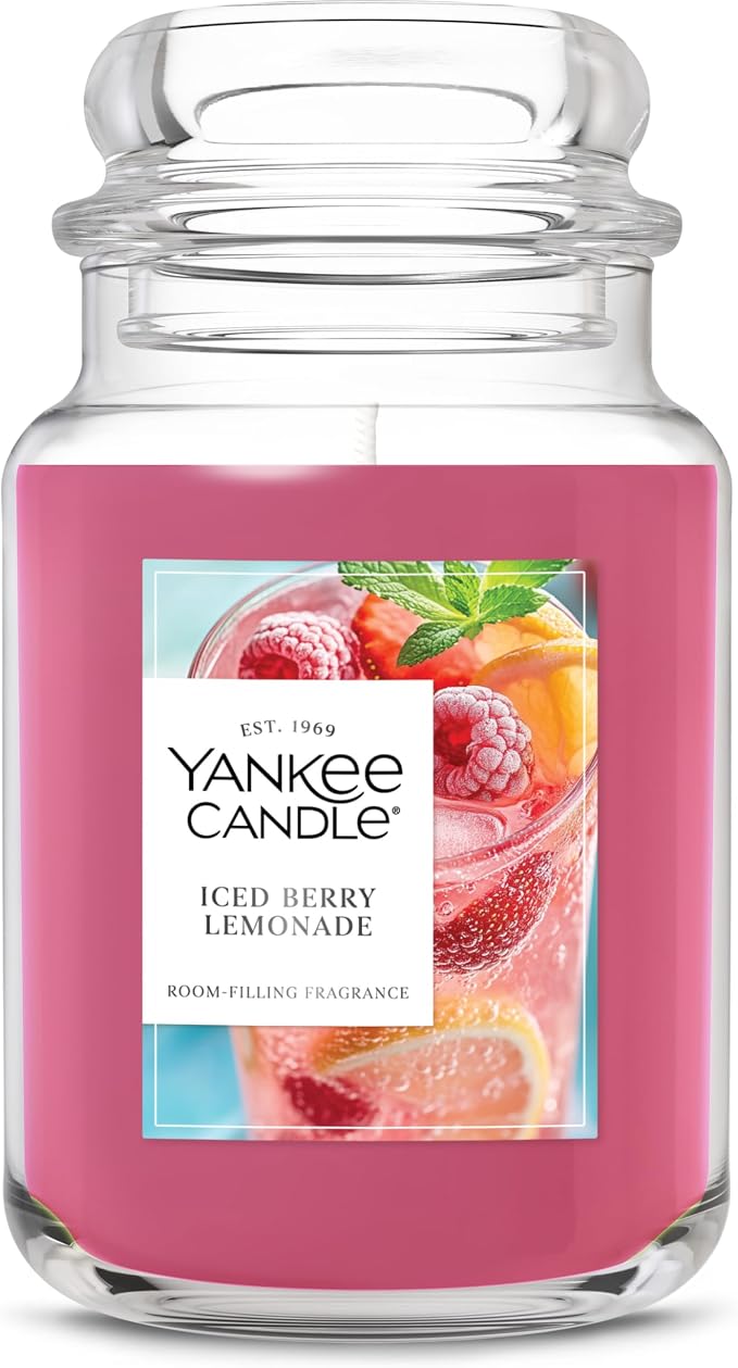 Yankee Candle Iced Berry Lemonade Scented Candle, 22oz Large Jar by Unknown