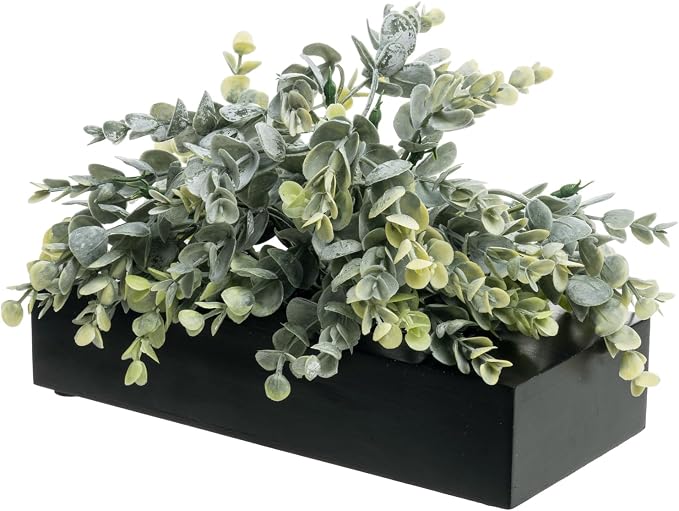 MyGift Artificial Eucalyptus Plant, Faux Greenery | Realistic leafy foliage by MyGiftHome
