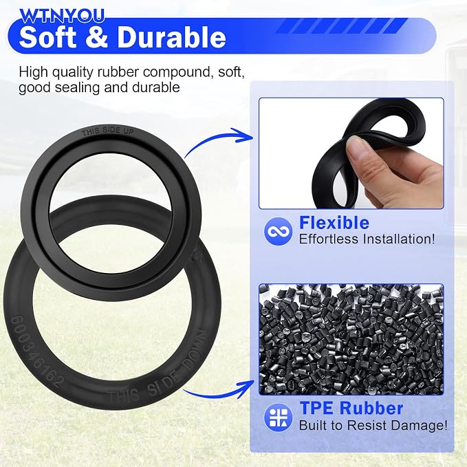 RV Toilet Seal Kit to Replace RV Toilet Gasket and Flush Ball Seal - Image 4