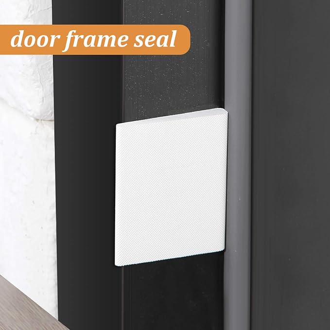 Jetec 14 Pcs Door Corner Seals Self Adhesive Exterior Foam, Weather Stripping - Image 4