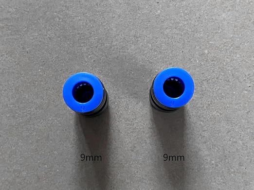 zjxed 9mm OD x 9mm OD Pneumatic quick Connector Push to Connect fittings - Image 2