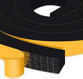 Thick Foam Tape, Door Gap Filler & Draft Stopper, Strong Adhesive | Fills wide by Trisiki