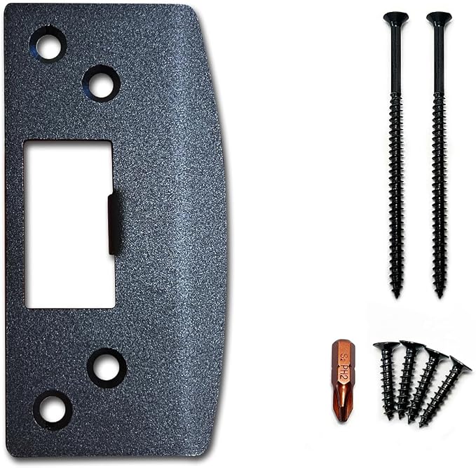 Door Strike Plate, Reinforced Enlarged Striker Plate by Unknown