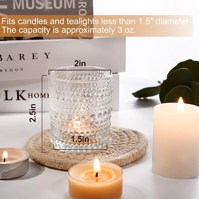 72 Pack Votive Candle Holders, Tea Light Candle Holders - Image 3