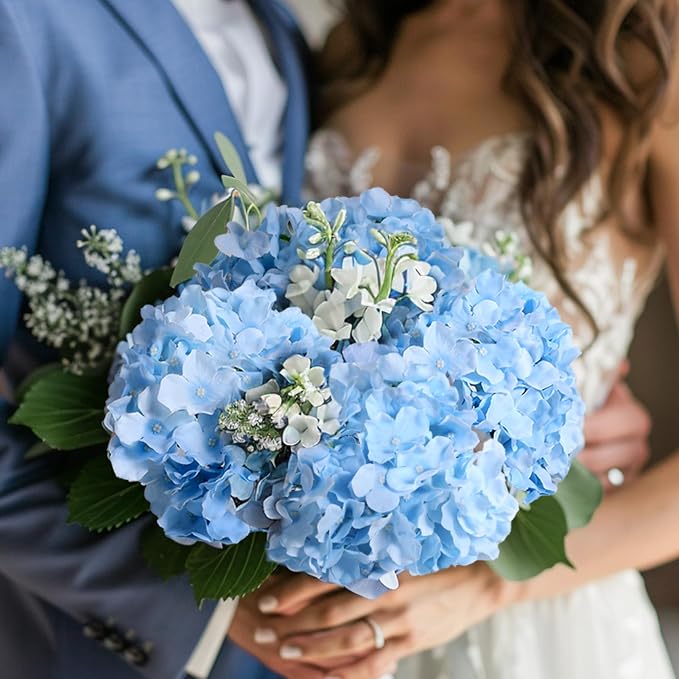 Auihiay 304Pcs Hydrangea Artificial Flowers Bulk, Faux Artificial Hydrangea | - Image 5