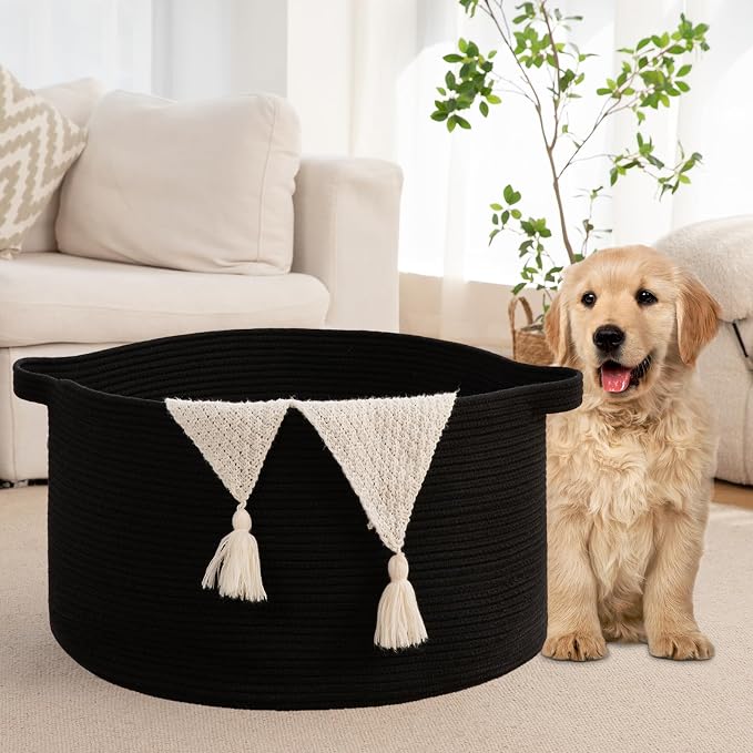 OIAHOMY 105L Extra Large Blanket Basket - Image 5