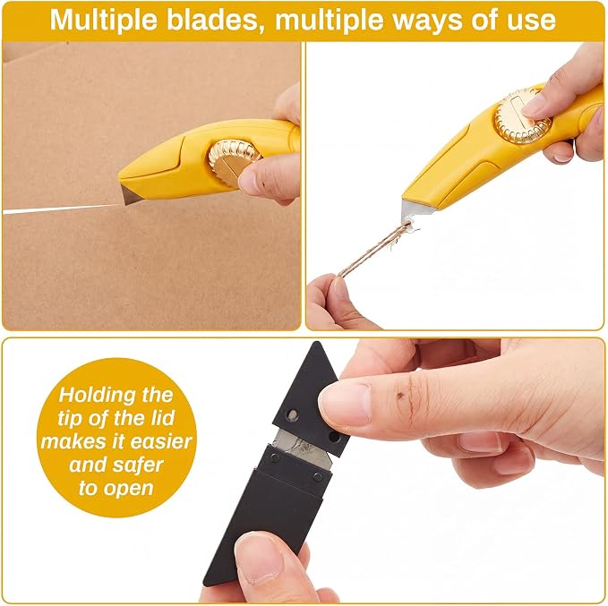 WILLBOND 3 Pack Heavy Duty Fixed Roofing Knife - Image 3