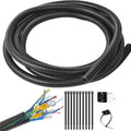 ALLWIN 1/4 inch Split Wire Loom Tubing Wire Conduit - 30 ft Cord Protector by ALLWIN