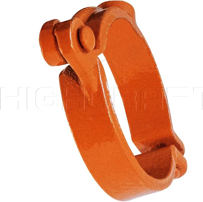 HIGHCRAFT HINGC-01-10 Industrial Decor Hinged Split Ring Pipe Hanger 1 in. - Image 2