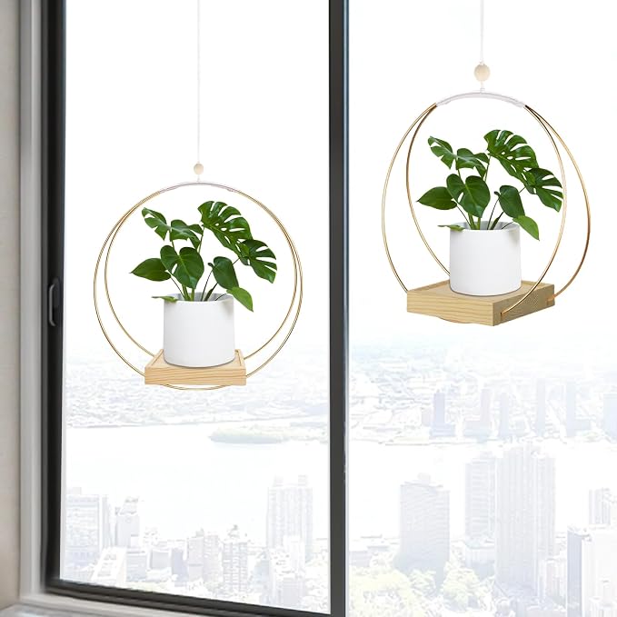 hismocal Hanging Planter for Indoor Plants, Plant Hanger - Image 3