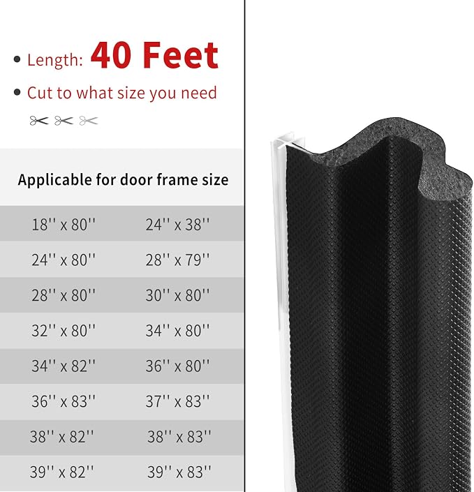 40 Feet Kerf Door Weather Stripping Door Seal - Image 5