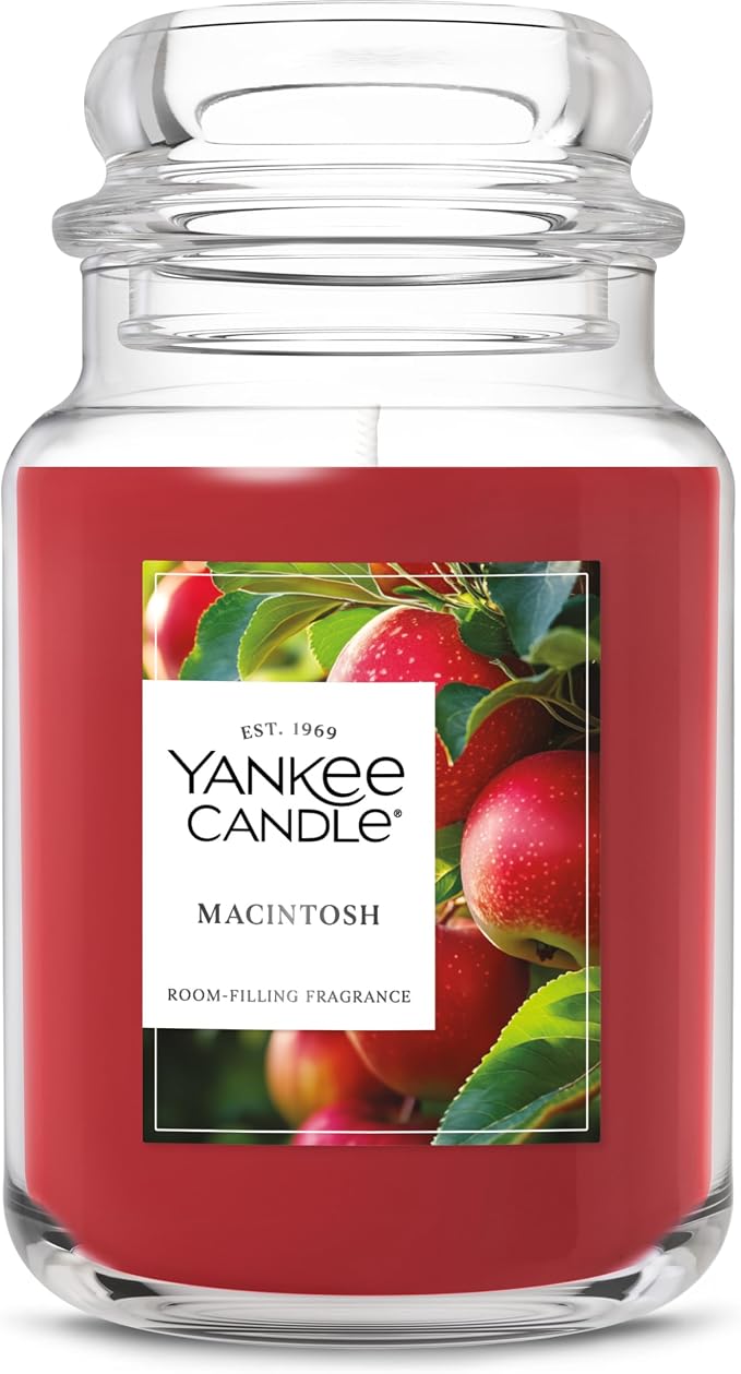Yankee Candle Macintosh, Fall Scented Candle, 22oz Large Jar by Unknown