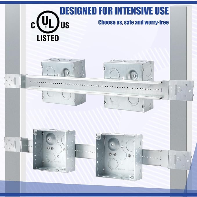 Blulu 10 Pcs Ceiling Fan Hanger Mounting Bracket Kit Adjustable | 17" to - Image 4