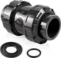 PVC True Union Check Valve, Sch80 Socket Pool Ball by Boltigen