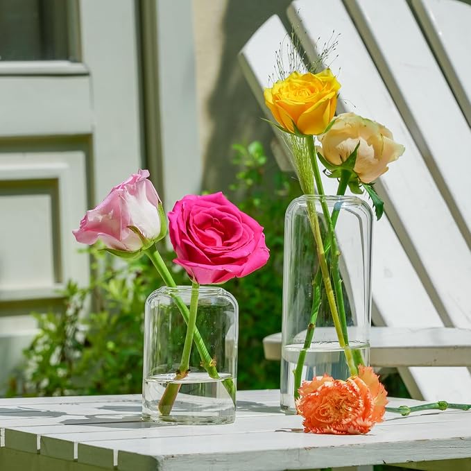 Glass Bud Vases Set of 24 - Image 7