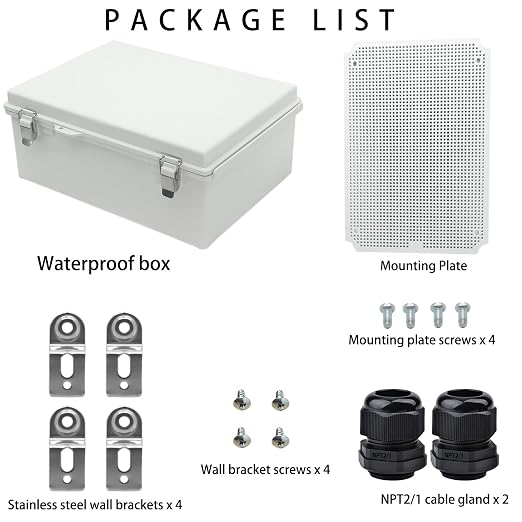 Waterproof Electrical Box Junction Box Weatherproof IP67 ABS Plastic Enclosure - Image 4