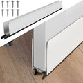 Pushglossy 1 Pack 1" x 32" Storm Door Sweep Replacement Bottom Sweep Aluminum by Pushglossy