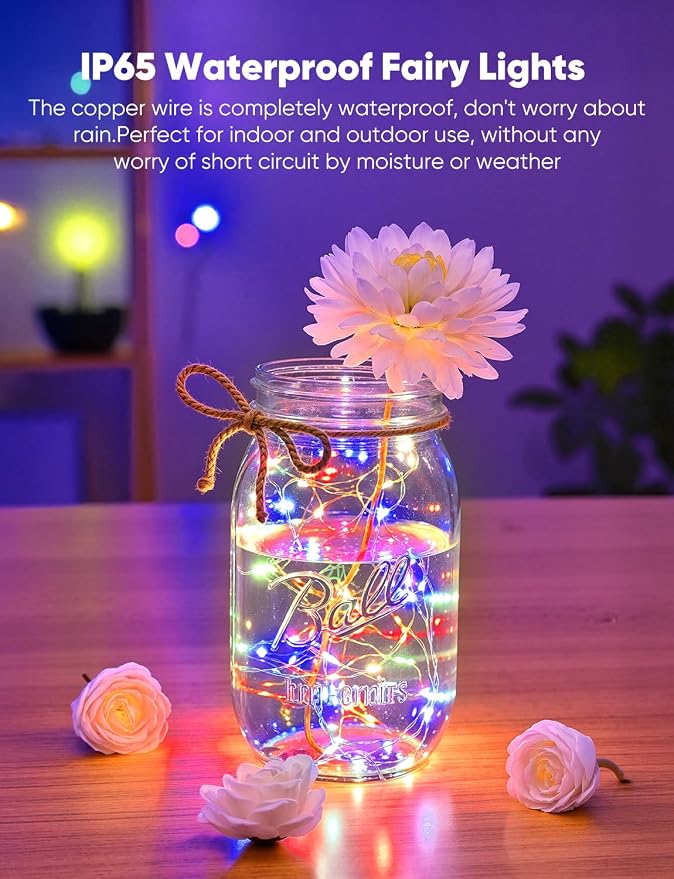 Brightown 12 Pack Multicolor Fairy Lights - Image 4