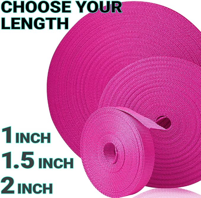 Webbing Strap, 3/4" to 2", 10-50 Yds, EDC gear, backpack repair and pet dog - Image 9
