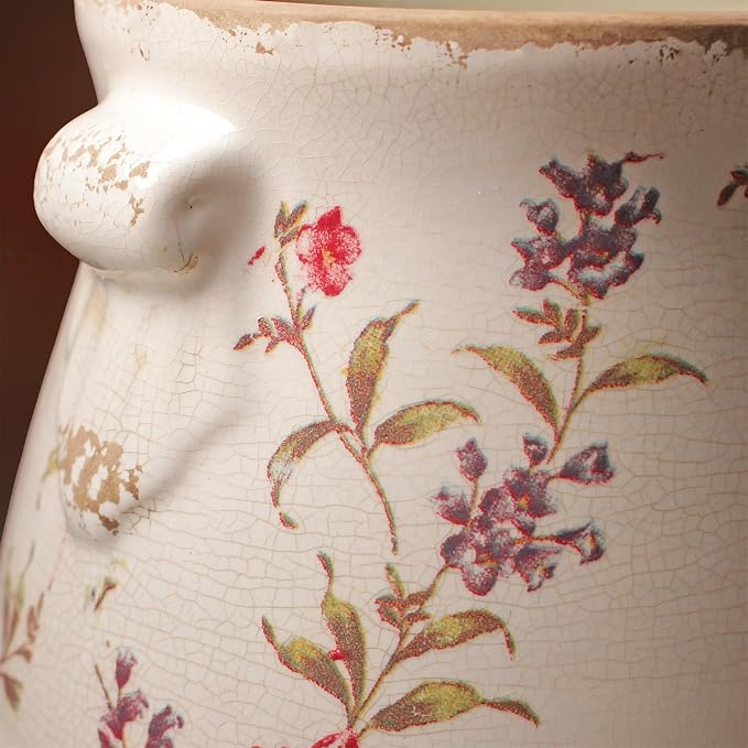 Xiaan Jiaju 6.7" French Country Ceramic Plant Pot - Image 4