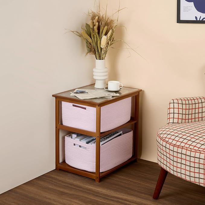 MiniArk Large Storage Baskets for Organizing, Baby Nursery, Toy Bins Box - Image 8