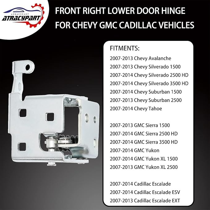 Lower Door Hinge Front Right Passenger Side | Replacement - Image 3
