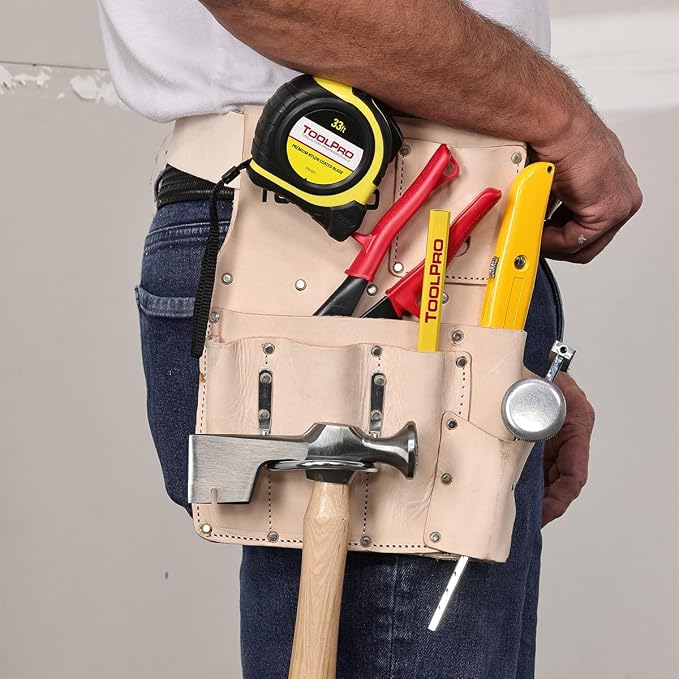 ToolPro Nail Pouch for Drywall Equipment, Pliers – for Construction, and DIY - Image 6