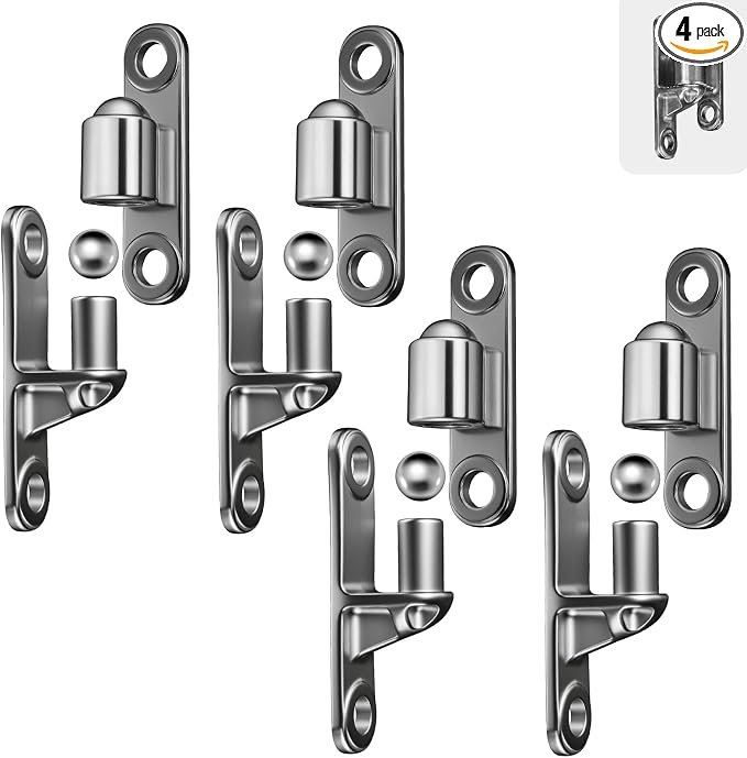 304 Stainless Steel Gate Hinges 5/8" Heavy Duty Door Hinges 600LB Capacity No by Dakzhou