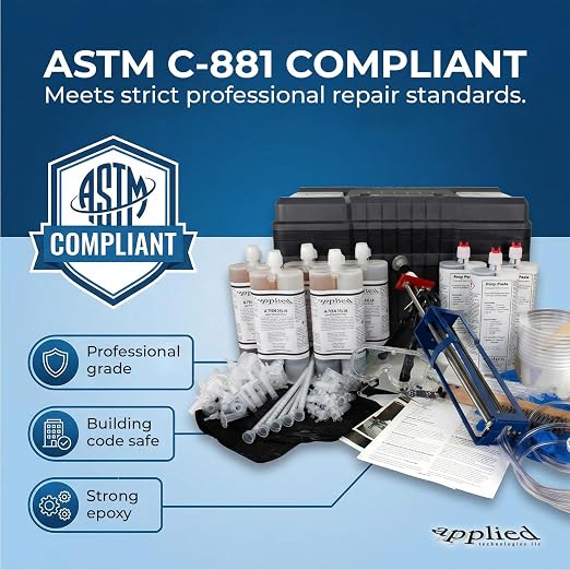 30ft Epoxy Foundation Wall Crack Repair Kit, A-Tech 212 LV Injection System - Image 3