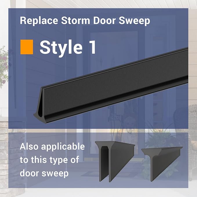 Storm Door Sweep Replacement for Larson & Pella Storm Door Expander Sweep | - Image 2