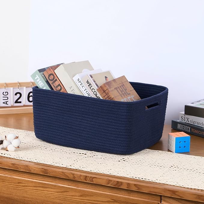 MiniArk Large Storage Baskets for Organizing, Baby Nursery, Toy Bins Box - Image 5