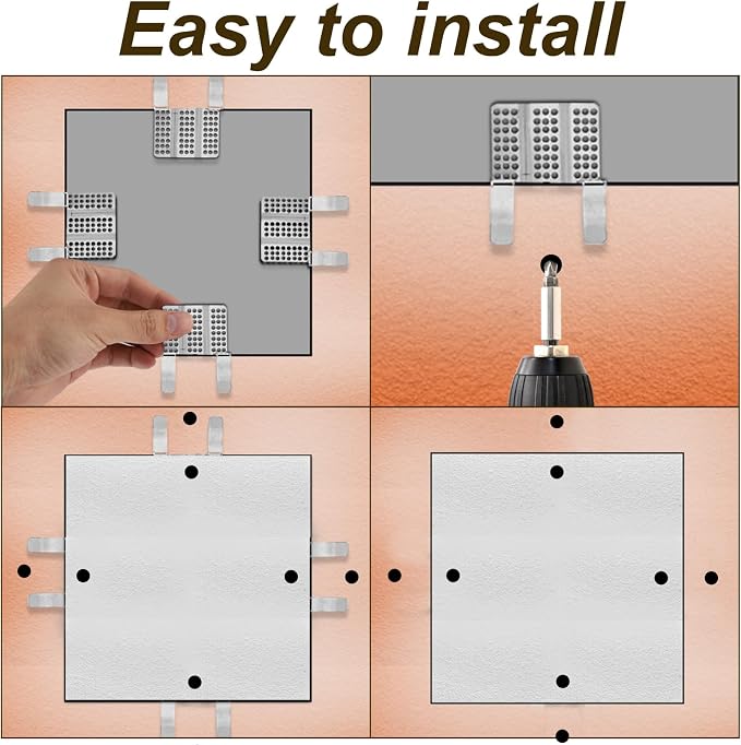 XIHIRCD 12pcs Drywall Repair Clips - Image 5