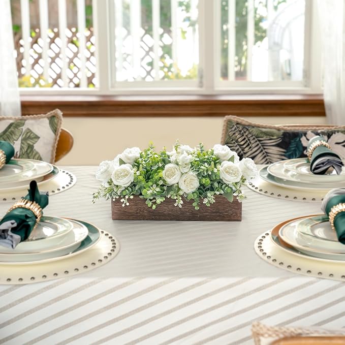 Dahey Artificial Flowers Farmhouse Centerpieces - Image 2