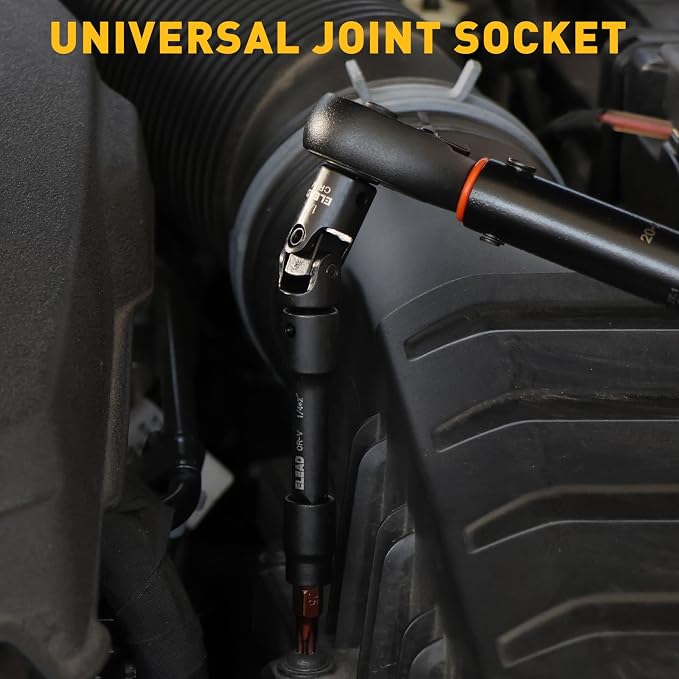 4-Piece 1/4" Drive Socket Extension Bar Set, 6 inch Professional Extension Set - Image 6