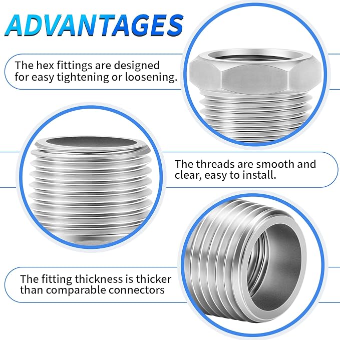 ChillWaves 304 Stainless Steel Pipe Fitting - Image 4