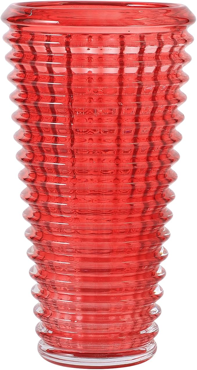 MCMCNCUIU Large Crystal Vase for Flowers, Large Glass Vases, Modern Decorative by MCMCNCUIU