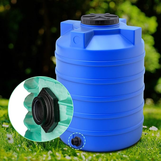 Outus 2 Pieces 3/4 Inch PVC Bulkhead Fitting, Rain Barrel Tank Adapter - Image 5