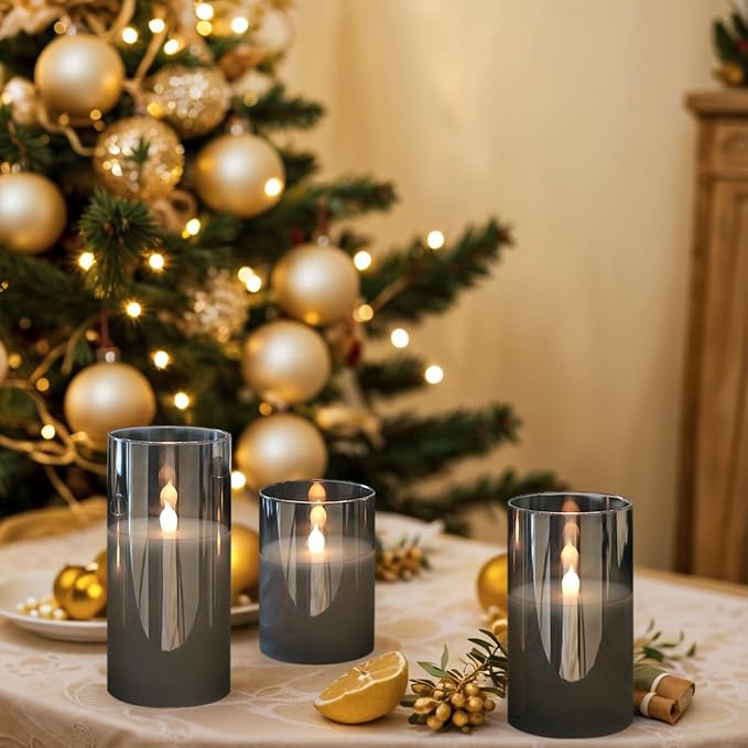 GenSwin Glass Rechargeable Flameless Candles - Image 6