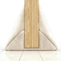 GDHOMM Door Draft Stopper for Bottom of Doors, Door Sweep Noise Blocker Gap by GDHOMM