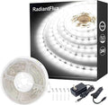 RadiantFlux White Led Strip Lights, Dimmable LED Lights Strip, 50Ft 900Leds by RadiantFlux