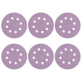 HARFINGTON 25Pcs 5Inch Sanding Disc 8 Hole 600Grit Purple Aluminum Oxide | Hook by HARFINGTON