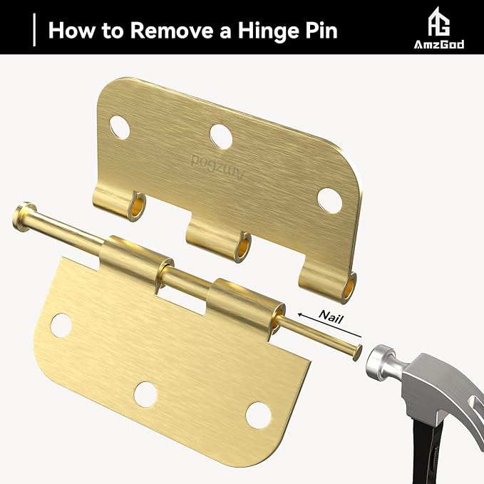 Gold Door Hinges - Image 4