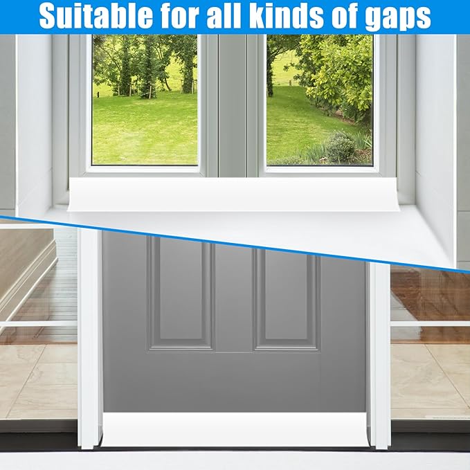 Draft Seal Tape for Doors and Windows 2 in x 40 Ft Silicone Weather Stripping - Image 6