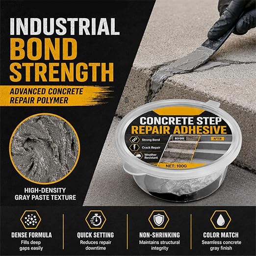 Concrete Step Repair Adhesive, Concrete Step Repair Kit | Permanently Bonds - Image 5