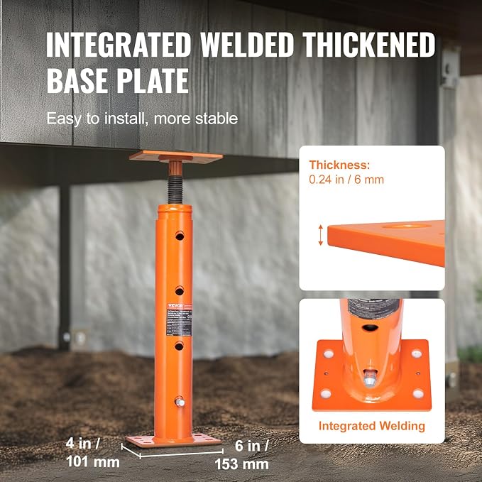 VEVOR House Floor Jack 19"-36" Height Range 18000 lbs Max Load Capacity | - Image 4