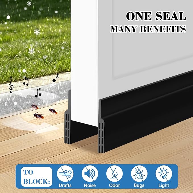 Silicone Under Door Draft Stopper - Image 4